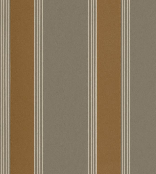 Auteuil Wallpaper by Casamance Vert Argile / Dore