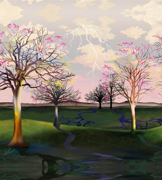 Avant Le Mistral Mural by Christian Lacroix Cypres