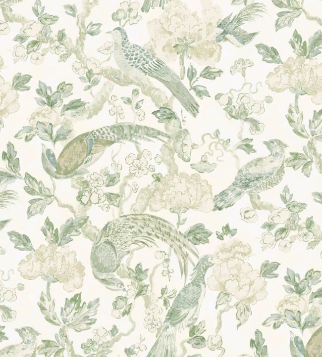 Aviary Fabric by Madeaux 07 Sea Glass