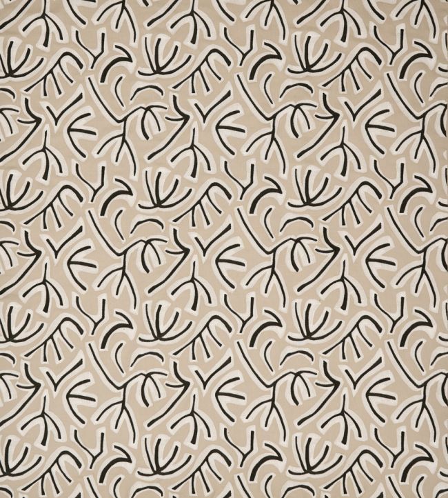 Avila Fabric by Osborne & Little Linen/Charcoal