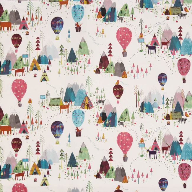 Away We Go Fabric by Prestigious Textiles Candyfloss