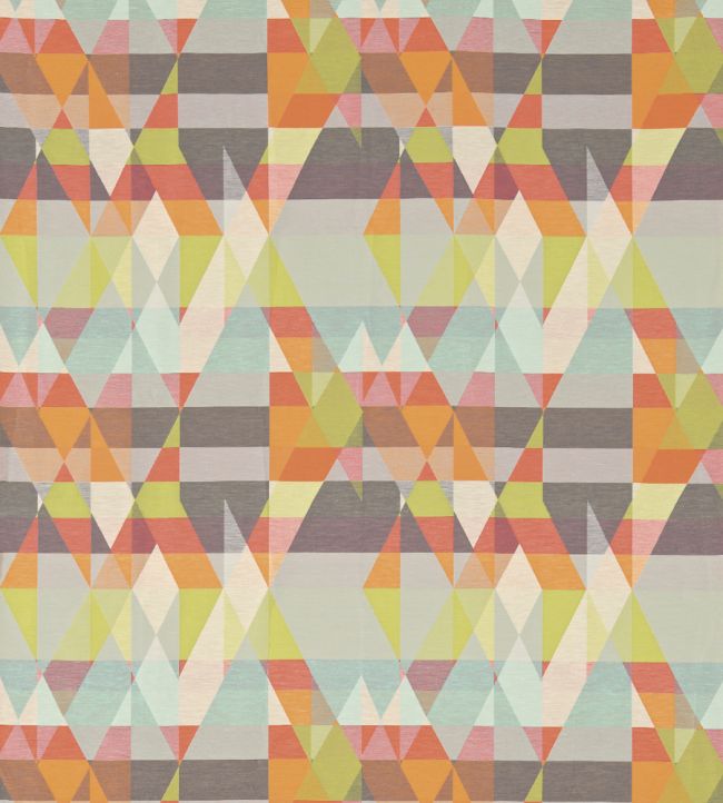 Axis Fabric by Scion Tangerine / Citrus