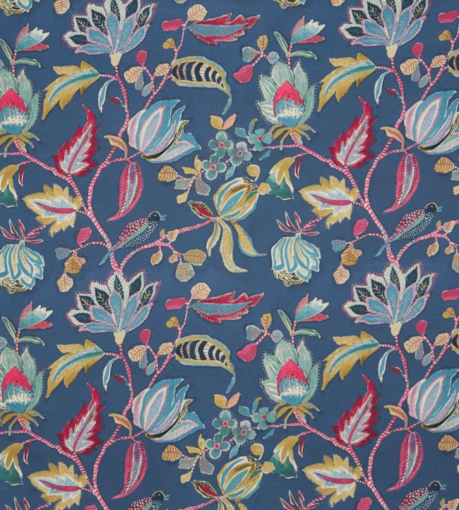 Azalea Fabric by Prestigious Textiles Navy