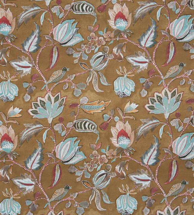 Azalea Fabric by Prestigious Textiles Nutmeg