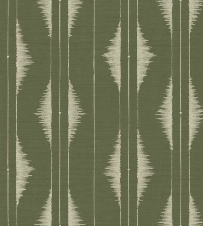 Azilal Embroidery Wallpaper by Coordonne Pistachio
