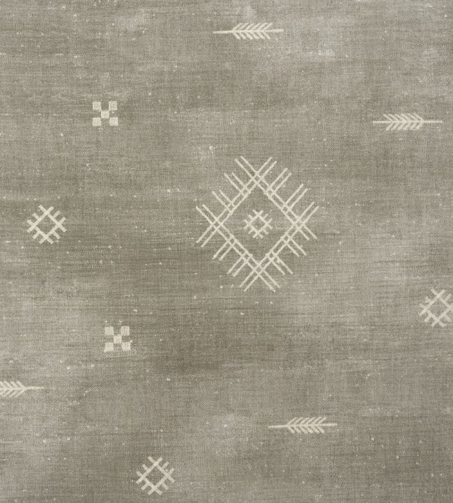 Azorus Outdoor Fabric by Andrew Martin Smoke