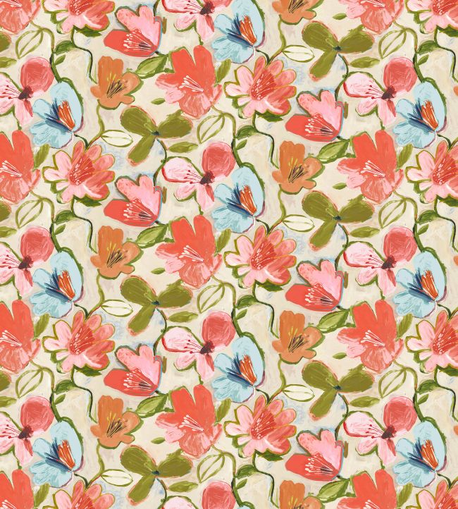 Baby Amelia Fabric by Arley House Chalk