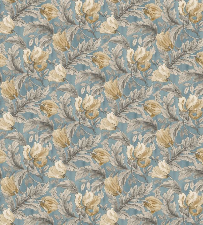 Baby Audley Fabric by Arley House Powder Blue