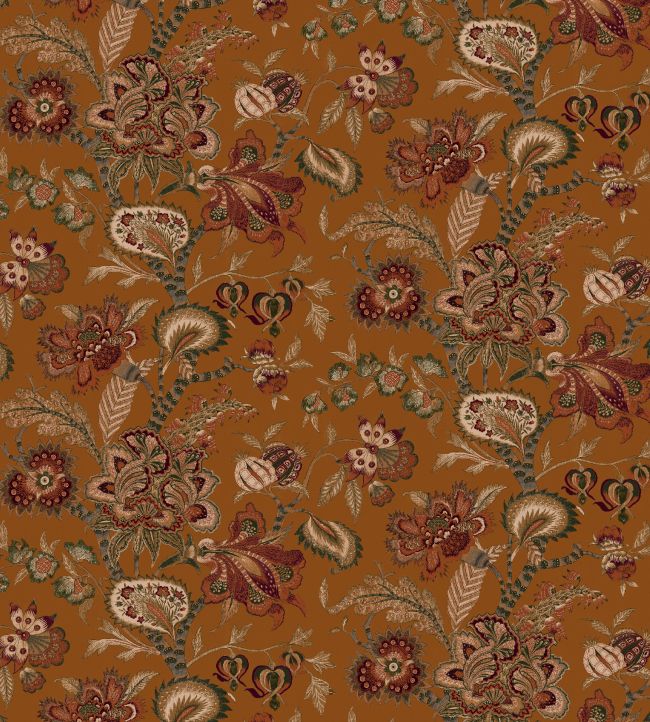 Baby Bombay Fabric by Arley House Burnt Orange
