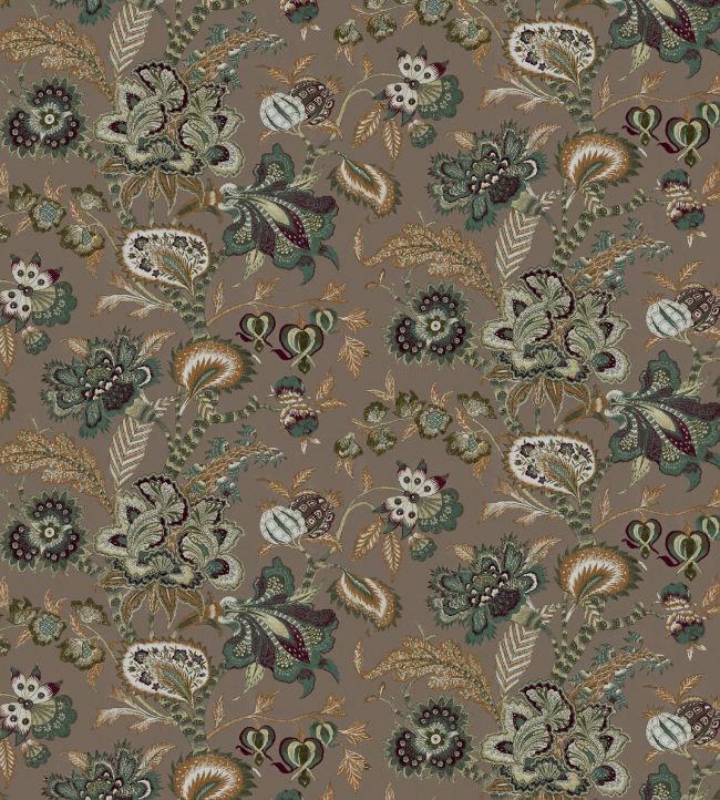 Baby Bombay Fabric by Arley House Silver