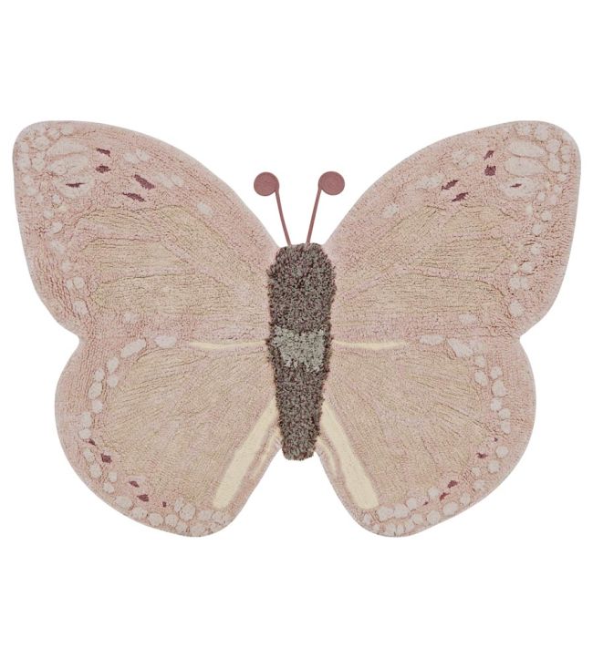Lorena Canals Baby Butterfly rug Rose C-AR-BABUT Rose