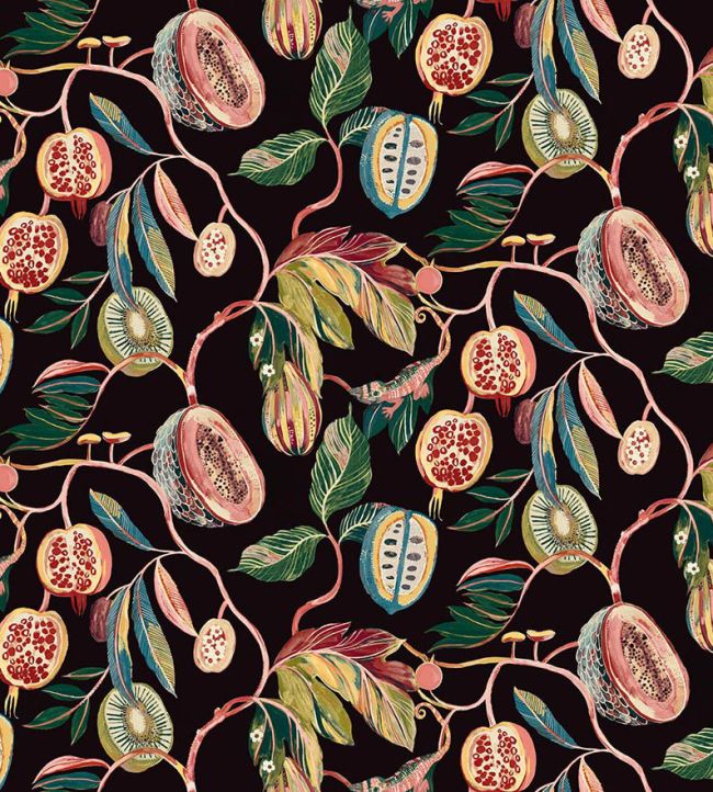 Baby Guava Fabric by Arley House Black