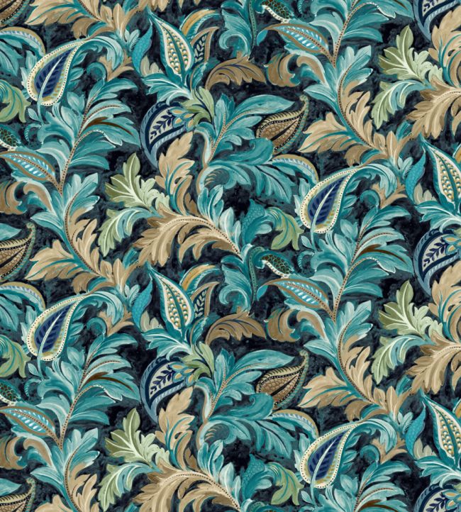 Baby Highgrove Fabric by Arley House Topaz