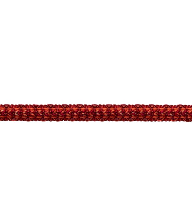 Bagatelle Braided Gimp Trimming by Samuel & Sons Scarlet Rose