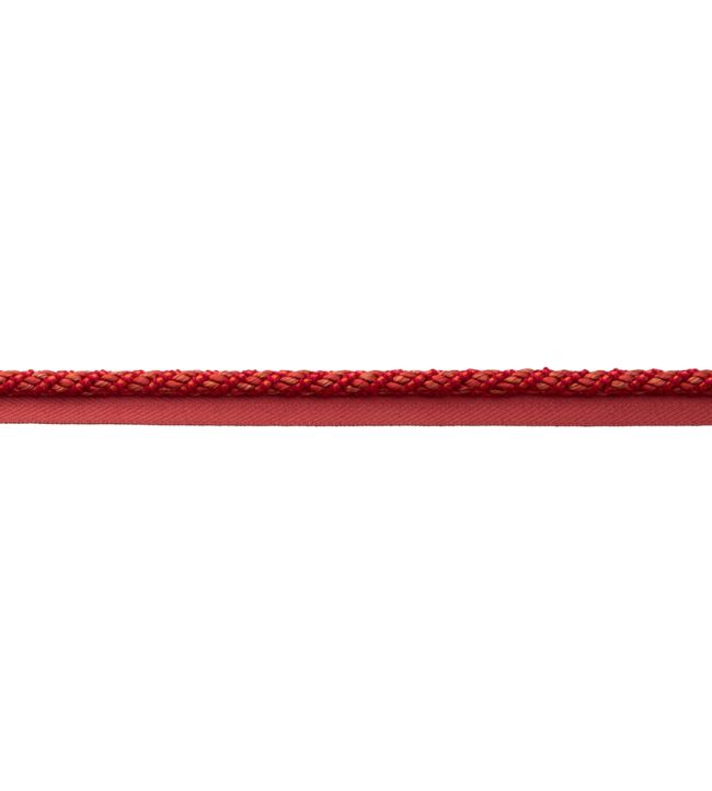 Bagatelle Cord With Tape Trimming by Samuel & Sons Scarlet Rose