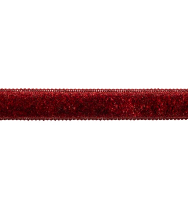 Bagatelle Marabout Trimming by Samuel & Sons Scarlet Rose