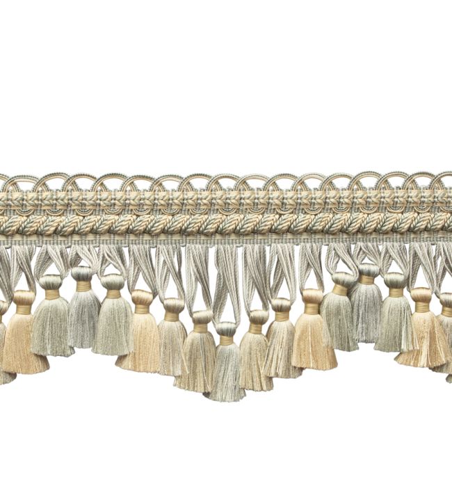 Bagatelle Scalloped Tassel Fringe Trimming by Samuel & Sons Dewdrop
