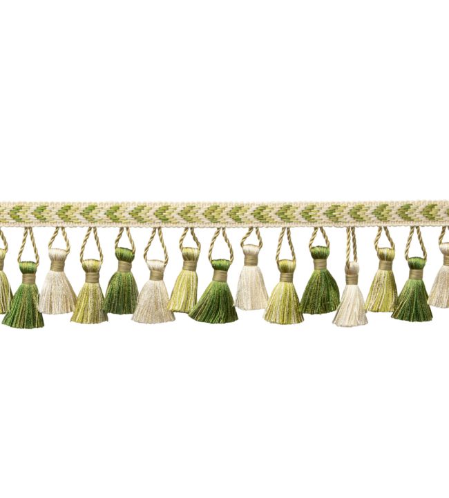 Bagatelle Tassel Fringe Trimming by Samuel & Sons Fern