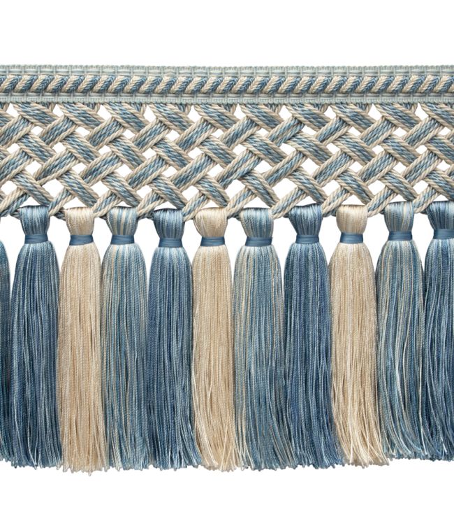 Bagatelle Tassel Skirt Fringe Trimming by Samuel & Sons Hydrangea