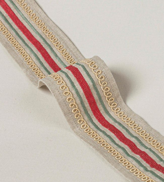 Bailey Braid Trimming by Colefax and Fowler Red/Green