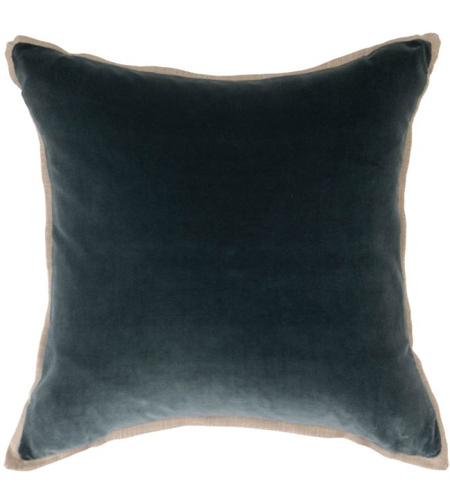 Baker House Velvet Cushion 50 x 50cm by GP & J Baker Teal