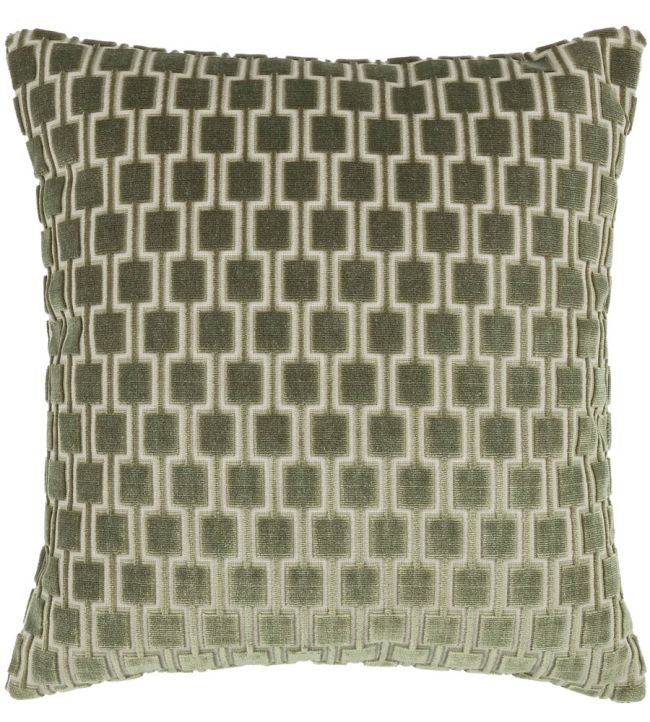 Bakerloo Cushion 50 x 50cm by Kirkby Design Celadon
