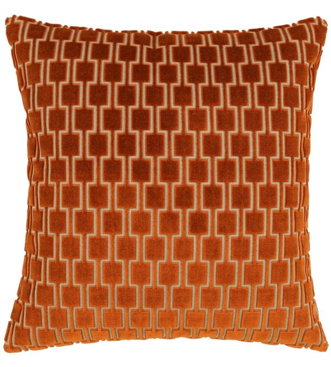 Bakerloo Cushion 50 x 50cm by Kirkby Design Cinnamon