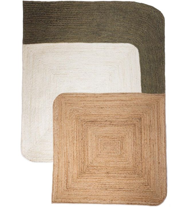 Maison Casamance Bali rug Olive Ivoire TA030301 Olive Ivoire