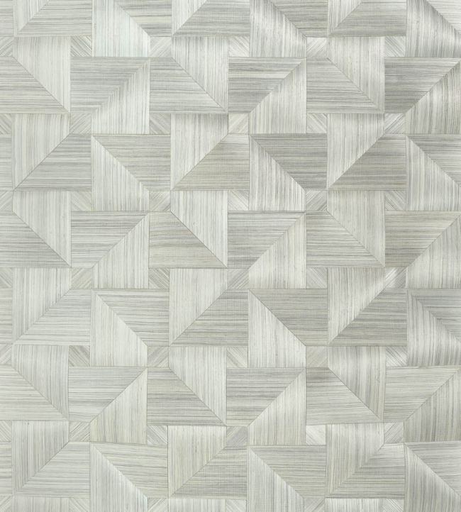 Bali Weave Wallpaper by Thibaut Grey