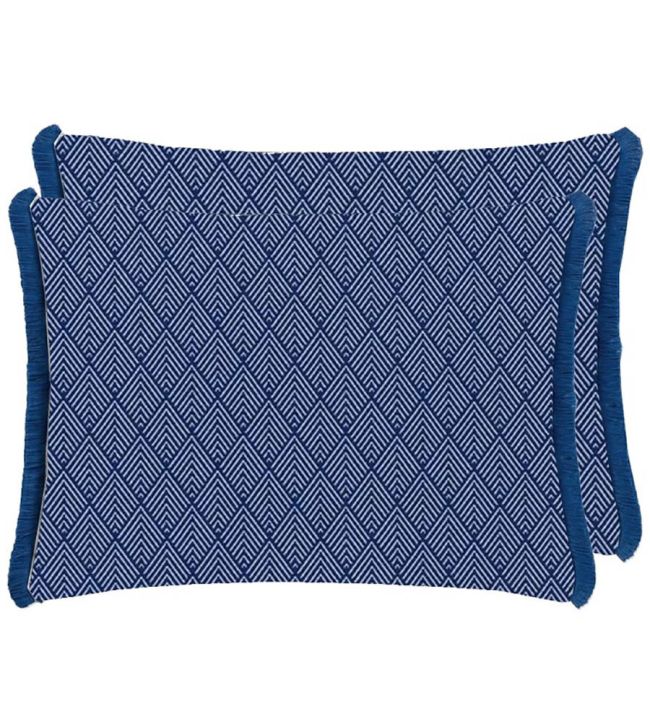 Balian Outdoor Cushion 30 x 60cm by Designers Guild Cobalt