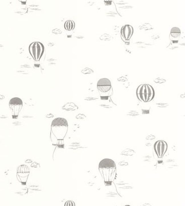 Balloons In The Cloud Wallpaper by Casadeco Anthracite