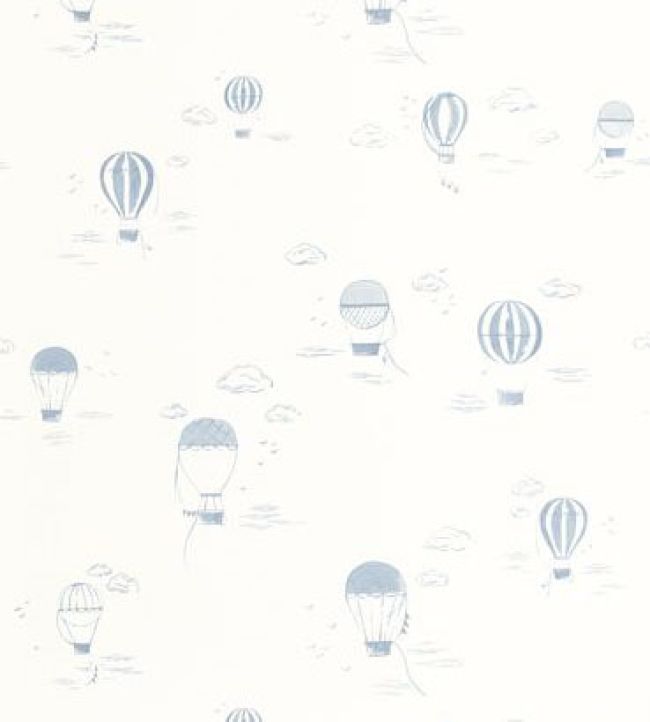 Balloons In The Cloud Wallpaper by Casadeco Bleu Doux