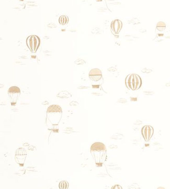 Balloons In The Cloud Wallpaper by Casadeco Camel