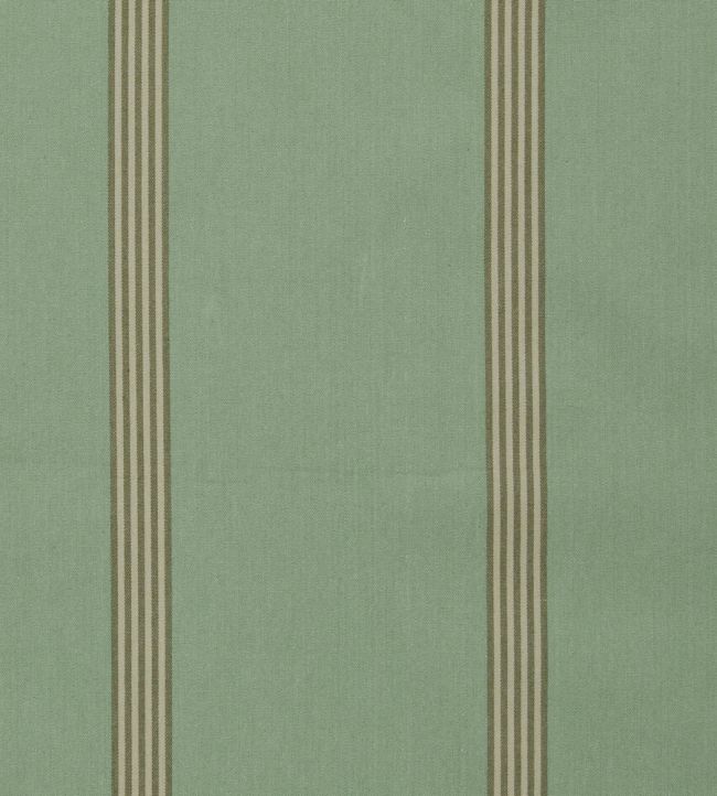 Ballycastle Stripe Fabric by Ian Mankin Celadon