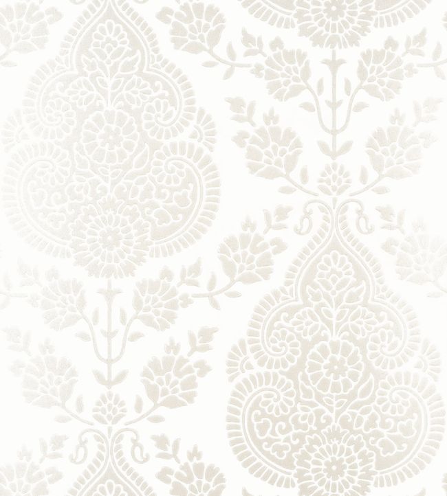 Balmuccia Damask Wallpaper by Anna French Pearl