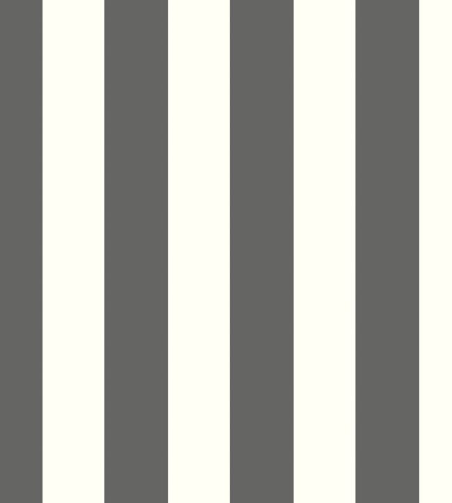 Baltic Rayure Wallpaper by Casadeco Charbon