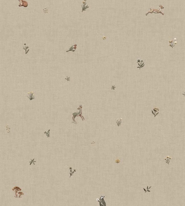 Bambis Wallpaper by Coordonne Jute