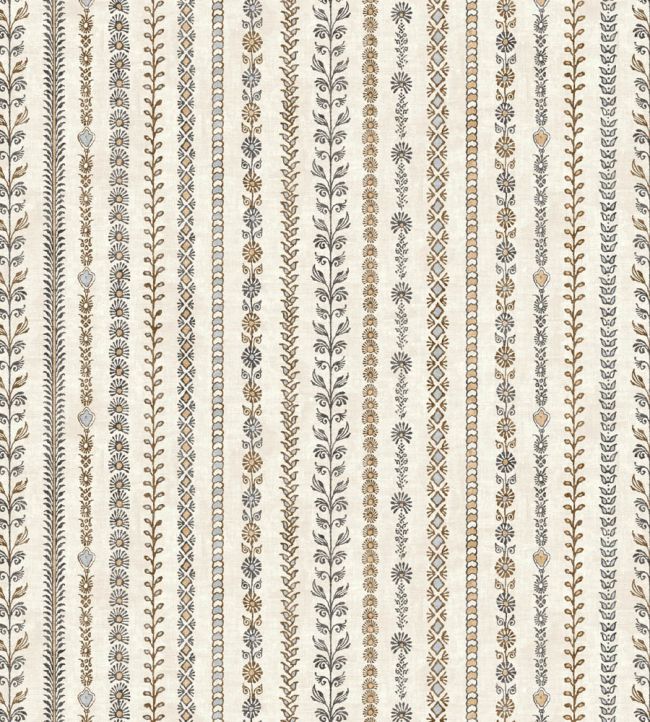 Bandana Fabric by Lewis & Wood Black Ginger