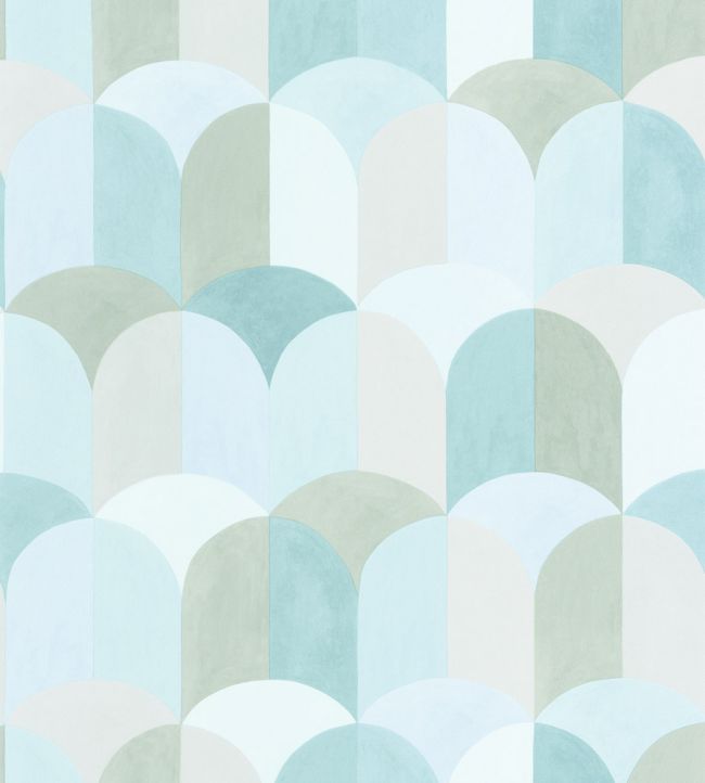 Bandol Wallpaper by Caselio Bleu Ocean