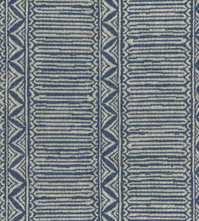 Bansuri Fabric by Nina Campbell Indigo
