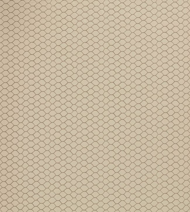 Bantam Net Fabric by Sanderson Walnut
