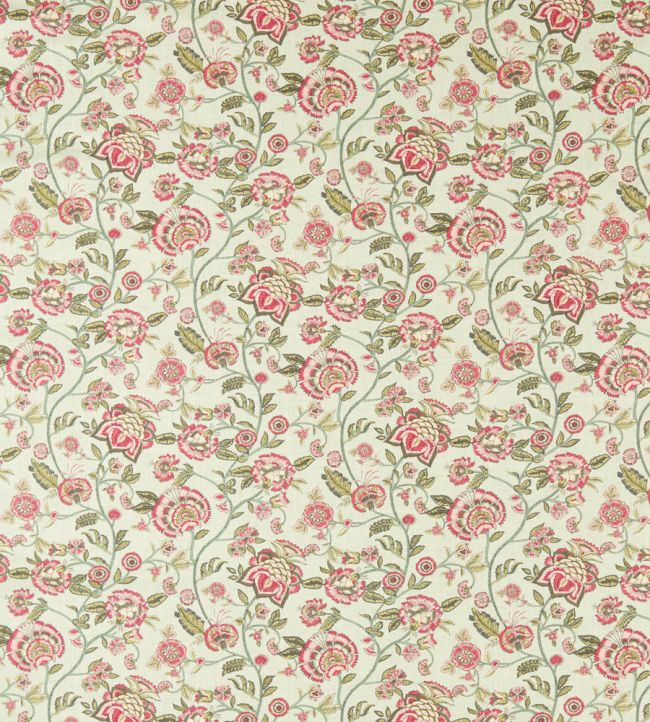Barmeri Fabric by Clarke & Clarke Sage/Blush