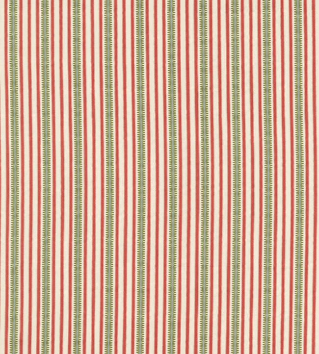 Barneby Stripe Fabric by Sanderson Berry/Leaf