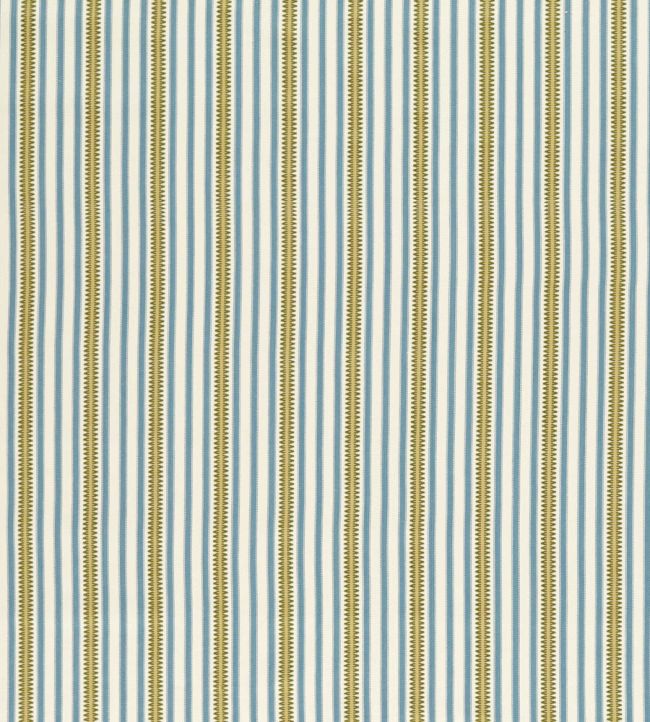 Barneby Stripe Fabric by Sanderson Woad/Olive