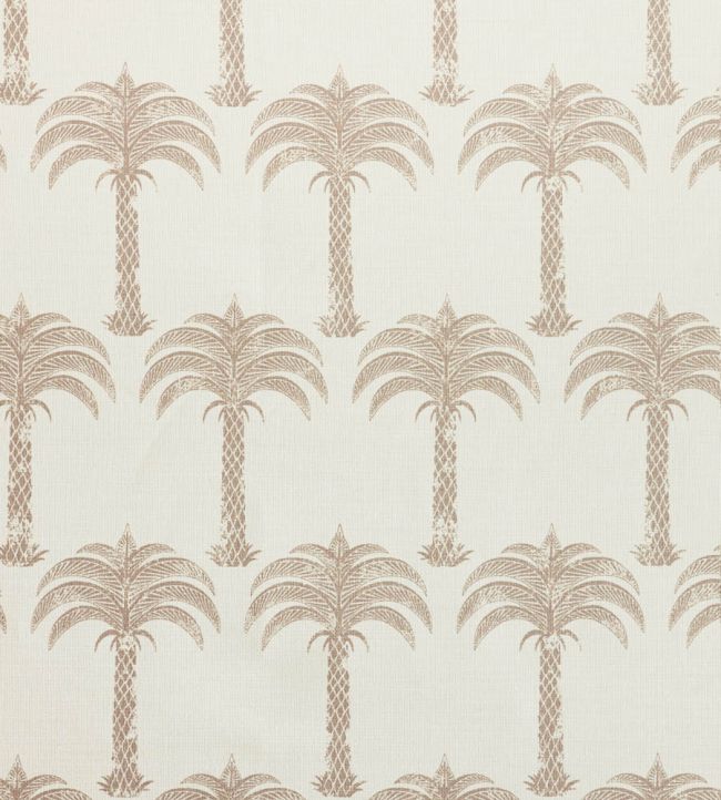 Marrakech Palm Fabric by Barneby Gates Soft Gold
