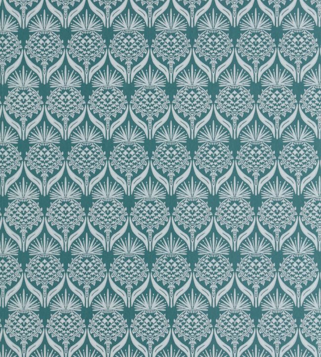 Artichoke Thistle Wallpaper by Barneby Gates Teal