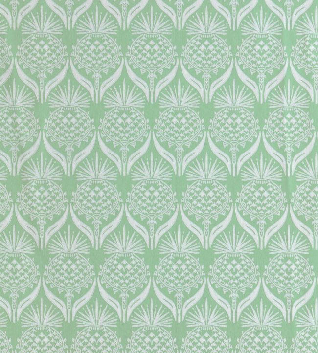 Artichoke Thistle Wallpaper by Barneby Gates Spring Green