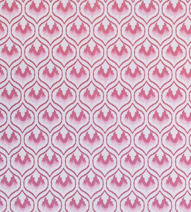 Ikat Heart Wallpaper by Barneby Gates Oxblood