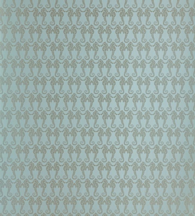 Seahorse Wallpaper by Barneby Gates Eau de Nil