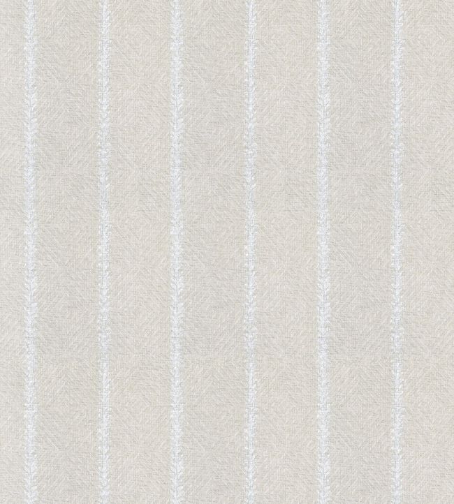 Barrier Weave Wallpaper by Thibaut Metallic Silver on Soft Grey